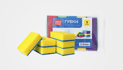 Губки для мытья посуды и уборки